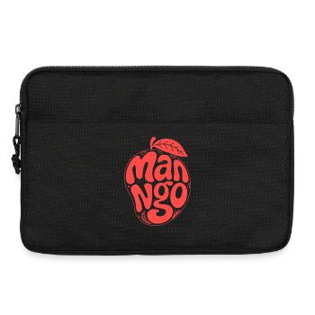 Groovy Mango Fruit Typography - Laptop bag 13" - black - Front