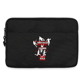 Obstacle Course Race – Line Obstacle Design - Laptop bag 13" - black - Front