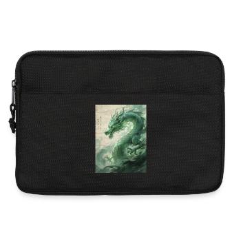 Le Gardien d'Émeraude : Qinglong - Force Éternelle - Sacoche pour ordinateur portable 13 pouces - noir - Devant