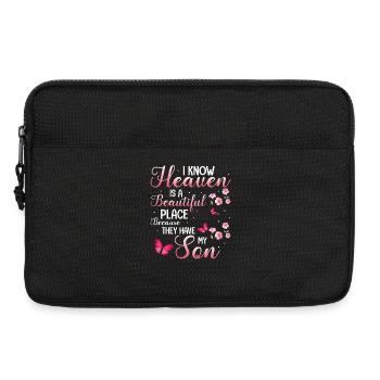 Heaven Butterfly Son - Laptoptasche 13" - Schwarz - Vorne