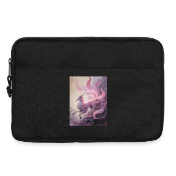 Die Seidenpuppe: Neunschwänziger Fuchs - Laptoptasche 13" - Schwarz - Vorne