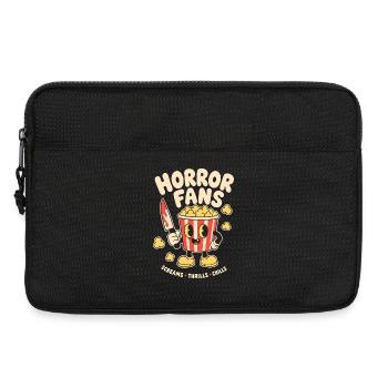Horror Fans Screams Thrills Chills - Laptop bag 13" - black - Front