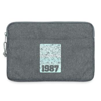 Figure 1987 - Sacoche pour ordinateur portable 13 pouces - gris chiné - Devant