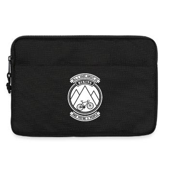 Biking - Fahrrad fahren - Mountainbike - Laptoptasche 13" - Schwarz - Vorne