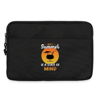 Hot summer state of mind - Laptoptasche 13" - Schwarz - Vorne