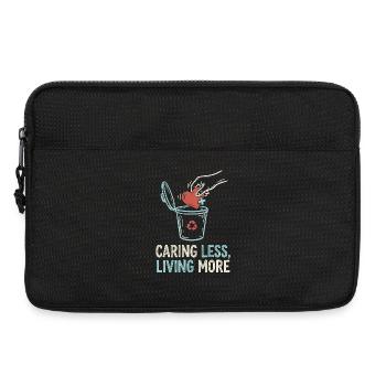 Living More - Laptoptasche 13" - Schwarz - Vorne