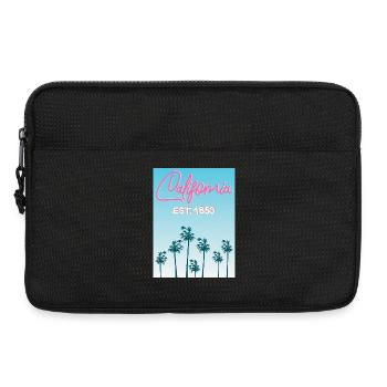 California Retro Palm Skyline - Laptoptasche 13" - Schwarz - Vorne