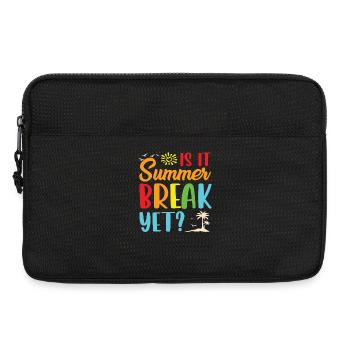 Summer break yet - Laptoptasche 13" - Schwarz - Vorne