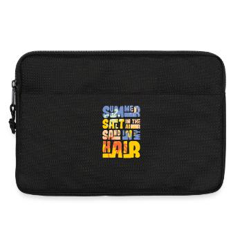 Summer salt in the air - Laptoptasche 13" - Schwarz - Vorne