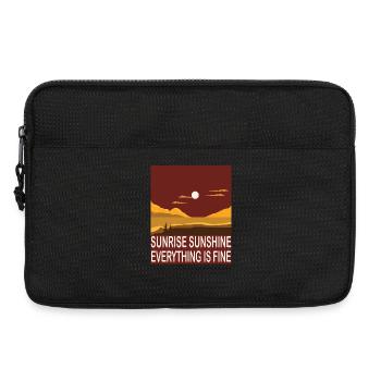 Sunrise Sunshine - Laptop bag 13" - black - Front