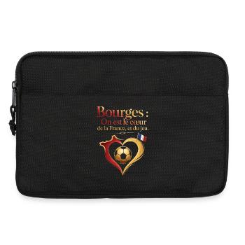 Bourges Cœur Foot - Laptoptasche 13" - Schwarz - Vorne