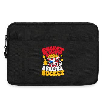 Que le pop-corn soit avec vous - Sacoche pour ordinateur portable 13 pouces - noir - Devant