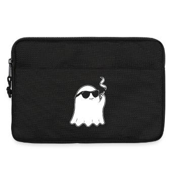 Gespenst Zigarette Sonnenbrille Rauchen Geist - Laptoptasche 13" - Schwarz - Vorne