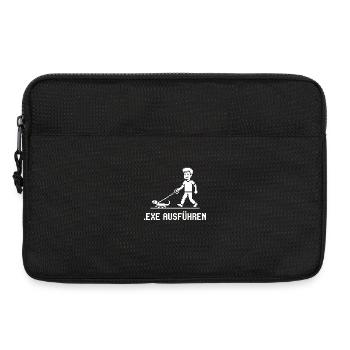 Nerd Witz Entwickler Humor exe ausführen Coder - Laptoptasche 13" - Schwarz - Vorne
