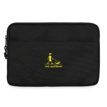 exe ausführen Informatiker Programmierer Geschenk - Laptoptasche 13" - Schwarz - Vorne