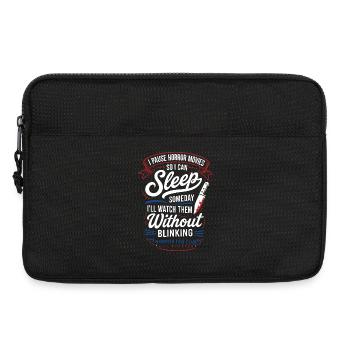 Intermission Horror Movies Sleep Funny Quote - Laptop bag 13" - black - Front
