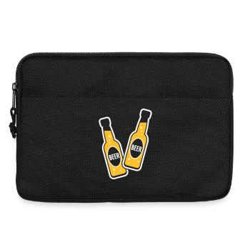 2 bouteilles de bière pour griller (Beery / NEG 2C) - Sacoche pour ordinateur portable 13 pouces - noir - Devant