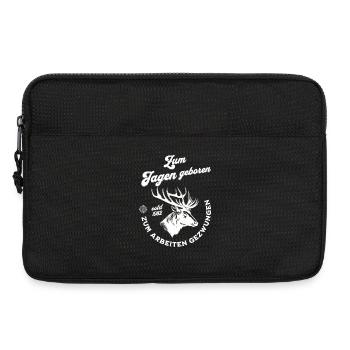 Zum Jagen geboren, zum Arbeiten gezwungen - Laptoptasche 13" - Schwarz - Vorne