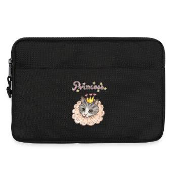 Couronne de la Princesse Chatte - Sacoche pour ordinateur portable 13 pouces - noir - Devant