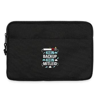 Datensicherung, Kein Backup kein Mitleid - Laptoptasche 13" - Schwarz - Vorne