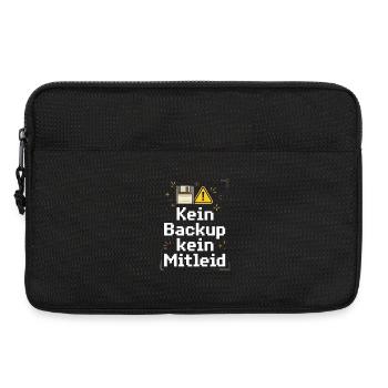 Kein Backup Kein Mitleid IT-Berater Admin - Laptoptasche 13" - Schwarz - Vorne