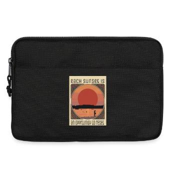 Sonnenuntergangs-Reset-Moment - Laptoptasche 13" - Schwarz - Vorne