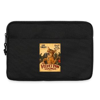 Die Velvet Paw Lounge - Laptoptasche 13" - Schwarz - Vorne