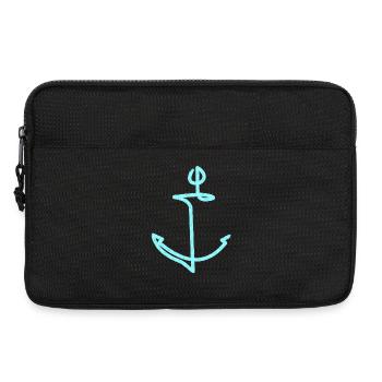 Capitaine de cadeau du bateau d’ancre - Sacoche pour ordinateur portable 13 pouces - noir - Devant