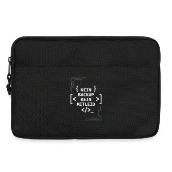 No Ticket No Support Informatiker IT Administrator - Laptoptasche 13" - Schwarz - Vorne