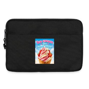 Lody na chłodne dni - Laptop bag 13" - black - Front