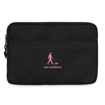 Exe Echse ausfuehren Admin Sysadmin Geschenk - Laptoptasche 13" - Schwarz - Vorne