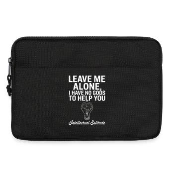 Ampoule de la solitude intellectuelle - Sacoche pour ordinateur portable 13 pouces - noir - Devant