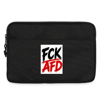 FCK Afd Merch - Laptoptasche 13" - Schwarz - Vorne