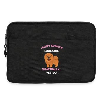 Chow Chow Chien - Sacoche pour ordinateur portable 13 pouces - noir - Devant