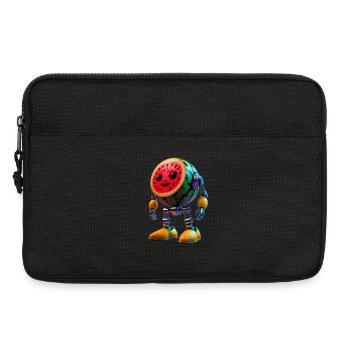 Watermelon Funk Robot - Laptoptasche 13" - Schwarz - Vorne