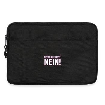 Bevor du fragst nein - Laptoptasche 13" - Schwarz - Vorne