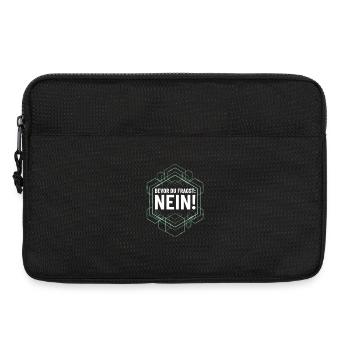 Bevor du fragst nein - Laptoptasche 13" - Schwarz - Vorne