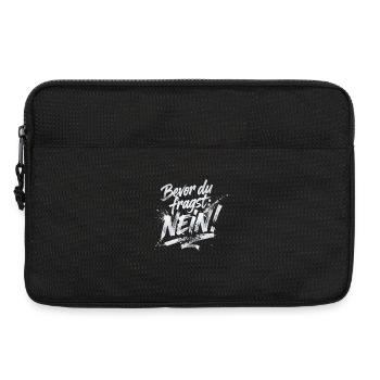 Bevor du fragst: Nein! - Laptoptasche 13" - Schwarz - Vorne