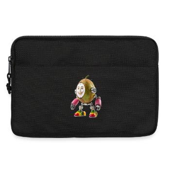COCONUT BOT - Le mignon robot bio-organique - Sacoche pour ordinateur portable 13 pouces - noir - Devant