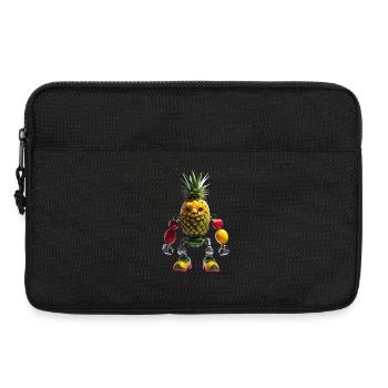 Ananas Robo Hero - Sacoche pour ordinateur portable 13 pouces - noir - Devant