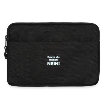 Bevor Du Fragst: Die Antwort Nein - Laptoptasche 13" - Schwarz - Vorne