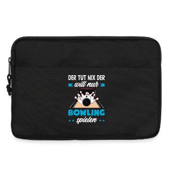 Will Nur Bowling Spielen Spieler - Laptoptasche 13" - Schwarz - Vorne