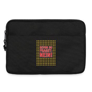 Bevor du fragst Nein - Lustiger Spruch Witziges - Laptoptasche 13" - Schwarz - Vorne