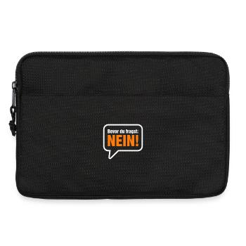 Bevor du fragst Nein - Laptoptasche 13" - Schwarz - Vorne