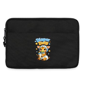 Bébé girafe de service couche - Sacoche pour ordinateur portable 13 pouces - noir - Devant
