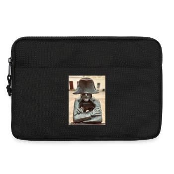 Détective au chapeau en bronze - Sacoche pour ordinateur portable 13 pouces - noir - Devant