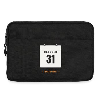 31 octobre Calendrier Date d’Halloween Horreur Effrayante - Sacoche pour ordinateur portable 13 pouces - noir - Devant
