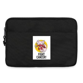Katzenheld gegen Krebs mit Hummer - Laptoptasche 13" - Schwarz - Vorne