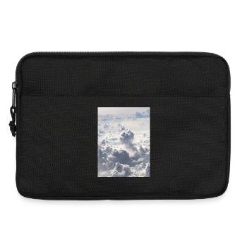 Nuages rêvant au-dessus du ciel - Sacoche pour ordinateur portable 13 pouces - noir - Devant