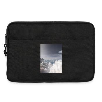 Paysage de rêve dans le ciel nuageux - Sacoche pour ordinateur portable 13 pouces - noir - Devant